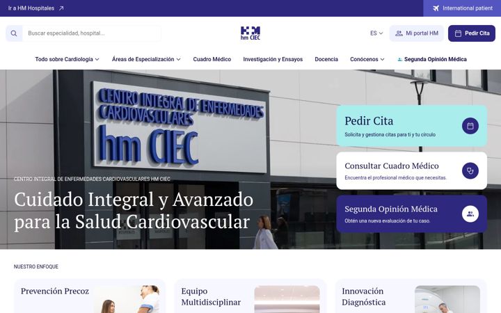 Screenshot of hmciec.com