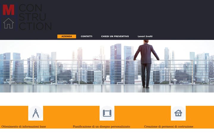 Screenshot of hmconstruction.it