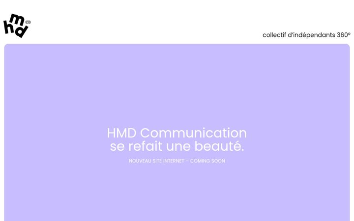 Screenshot of hmd-communication.fr