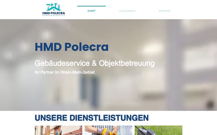 Posnetek zaslona hmd-polecra.de