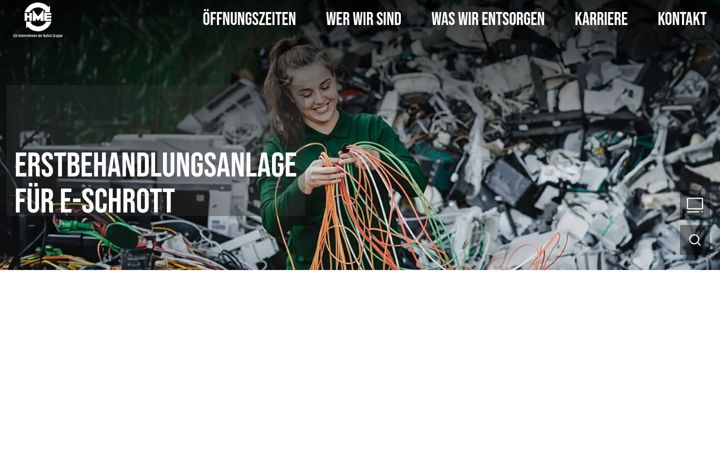 Screenshot of hme-hamburg.de