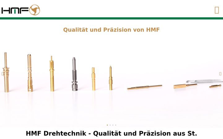 Screenshot of hmf-drehtechnik-gmbh.de