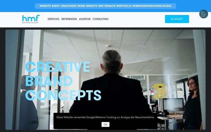 Screenshot of hmf-group.com