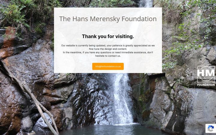 Screenshot of hmfoundation.co.za