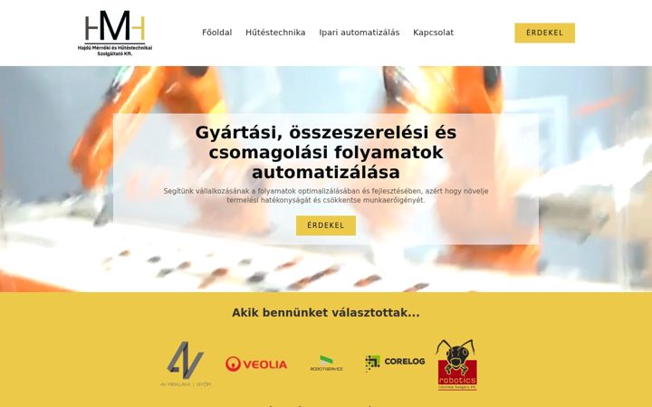 Screenshot of hmhkft.hu