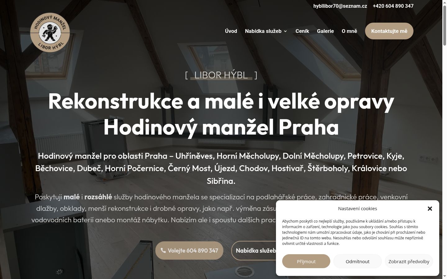 Snímek obrazovky baneru souhlasu zobrazeného před jakoukoli interakcí