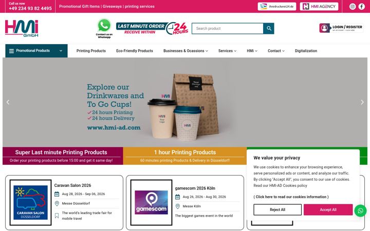 Screenshot of hmi-ad.com