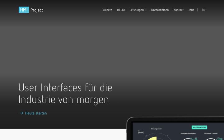 Screenshot of hmi-project.com