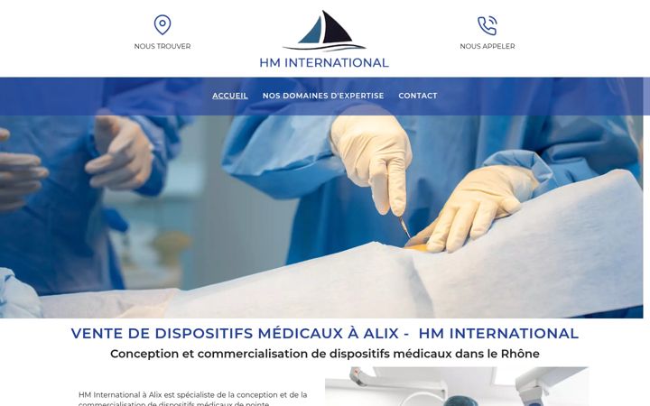 Screenshot of hminternational2b.com