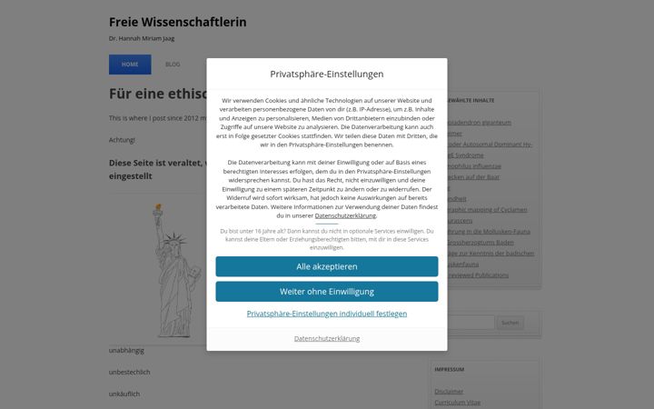 Screenshot of hmjaag.de