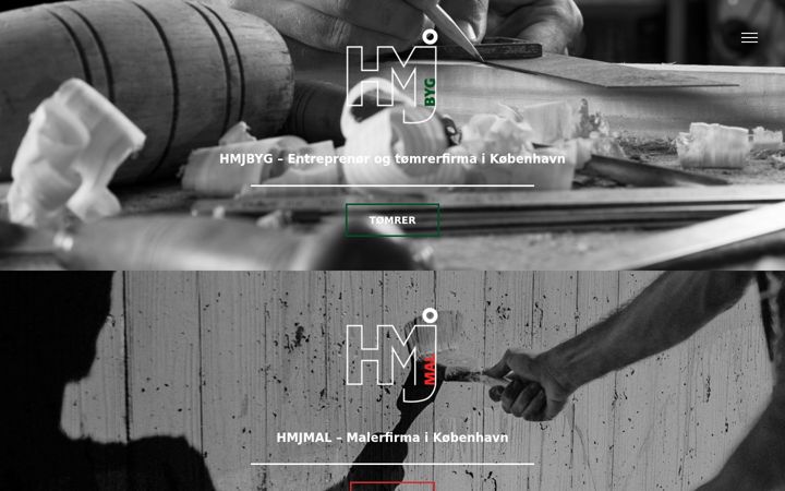 Screenshot of hmjbyg.dk