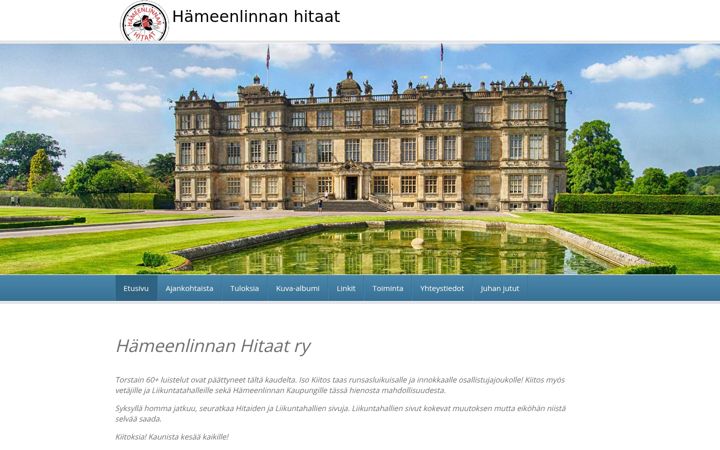 Screenshot of hmlhitaat.fi