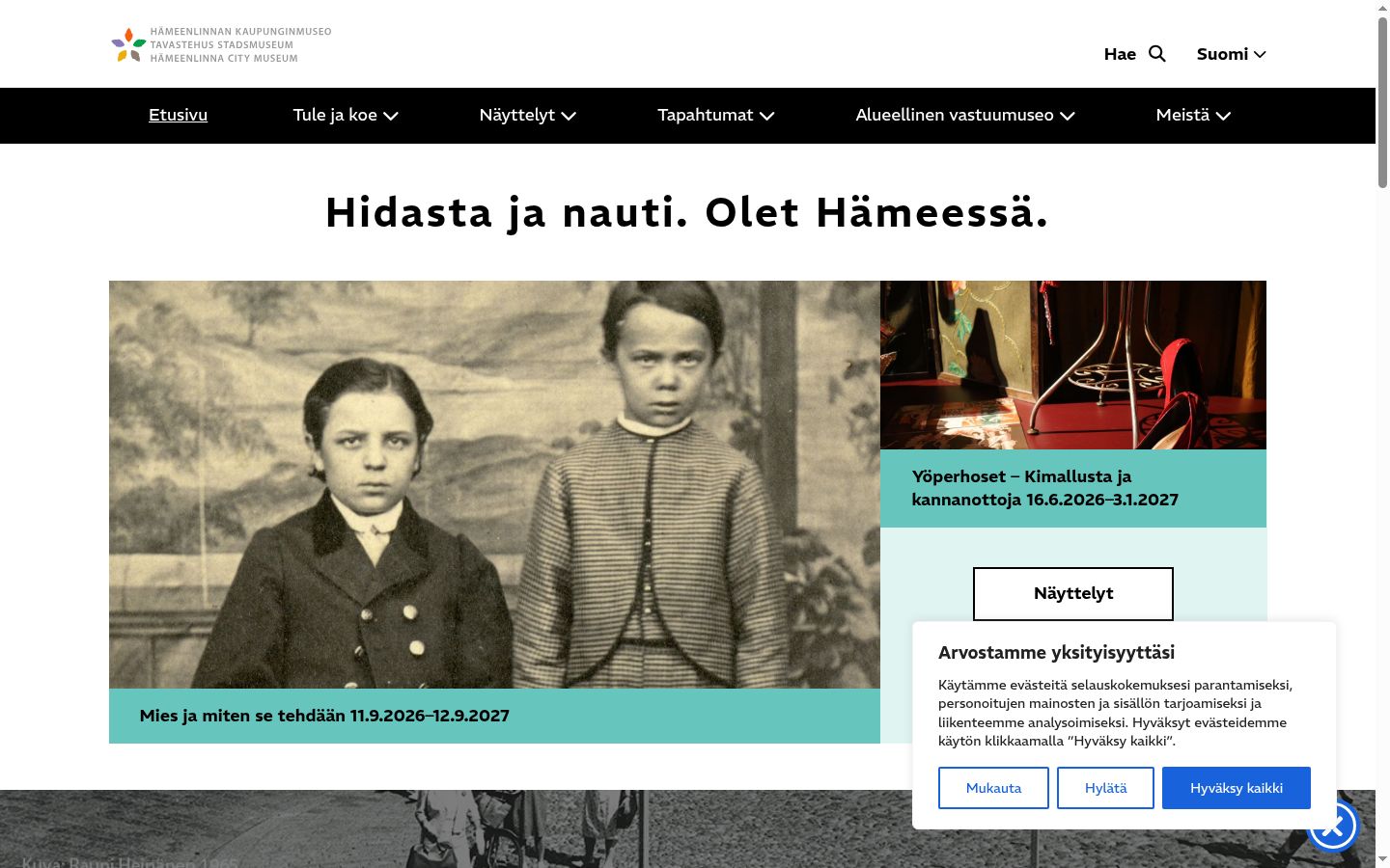 Snímek obrazovky baneru souhlasu zobrazeného před jakoukoli interakcí