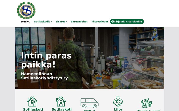 Screenshot of hmlsky.fi