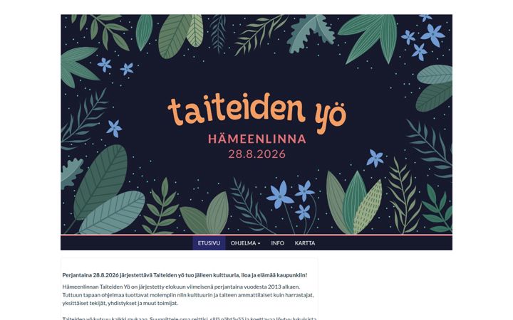 Skjermbilde av hmltaiteidenyo.fi