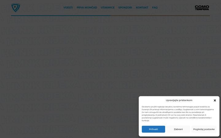 Screenshot of hmnk-rijeka.hr