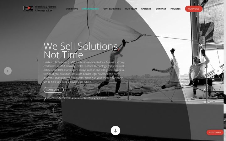 Screenshot of hmpartners.ro