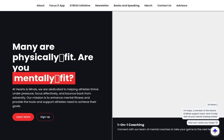 Screenshot of hmperform.com