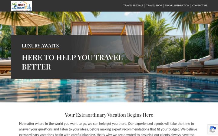 Screenshot of hmrtravel2go.com