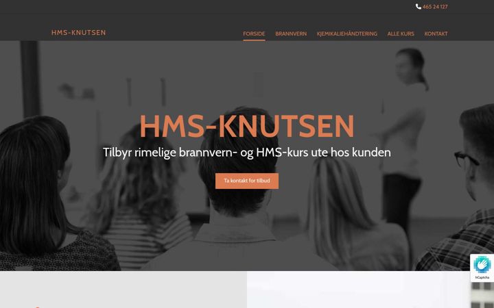 Screenshot of hms-knutsen.no