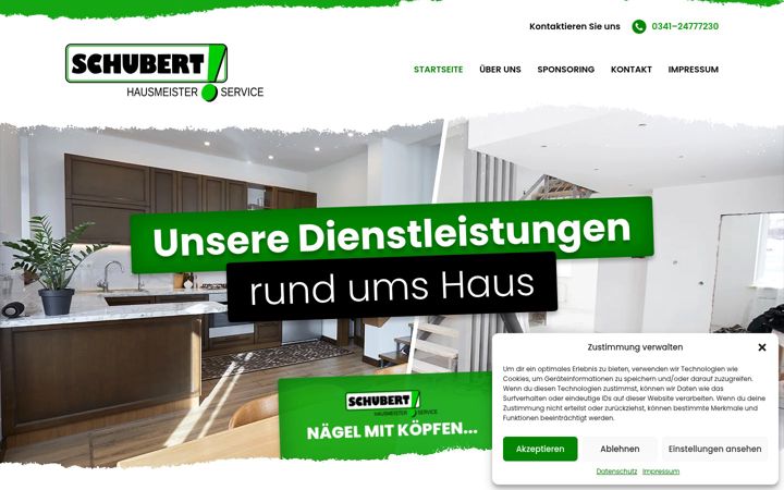 Screenshot of hms-schubert.com