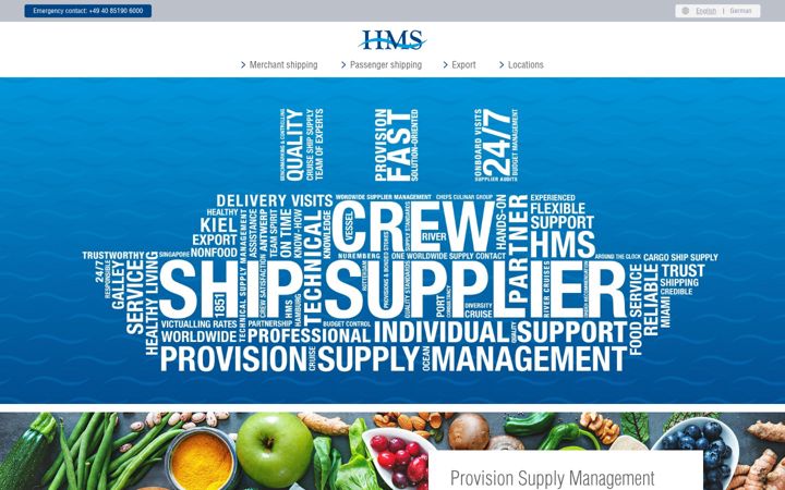 Screenshot of hms-services.com