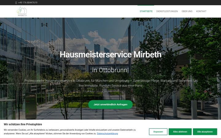 Screenshot of hmsmirbeth.de
