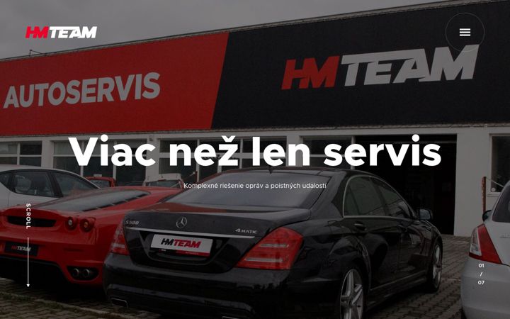 Screenshot of hmteam.sk