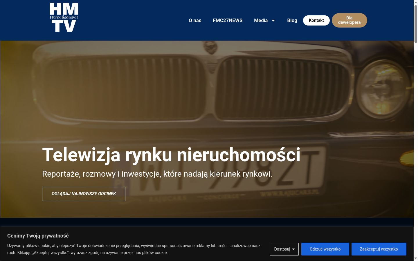 Snímek obrazovky baneru souhlasu zobrazeného před jakoukoli interakcí