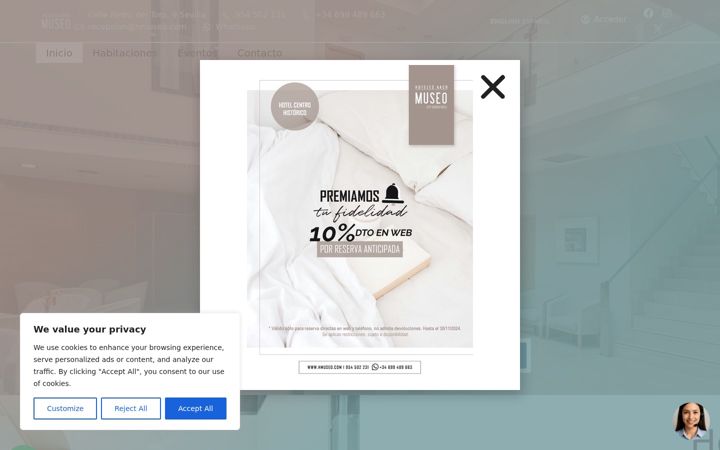 Screenshot of hmuseo.com