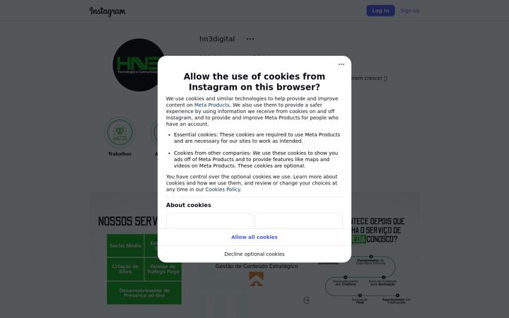 Screenshot of hn3.com.br