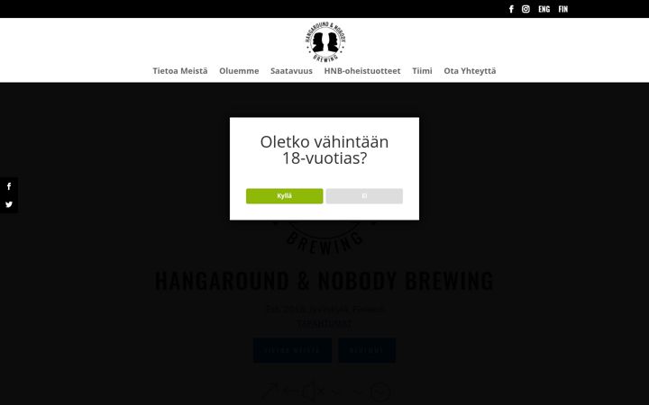 Screenshot of hnbrewing.fi