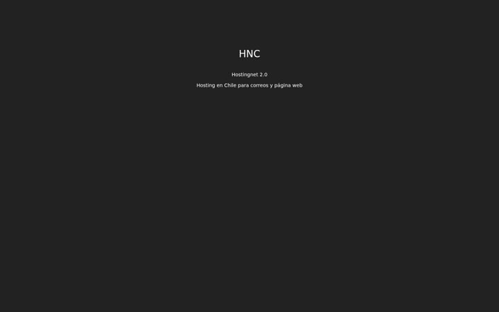 Skärmbild av hnc.cl
