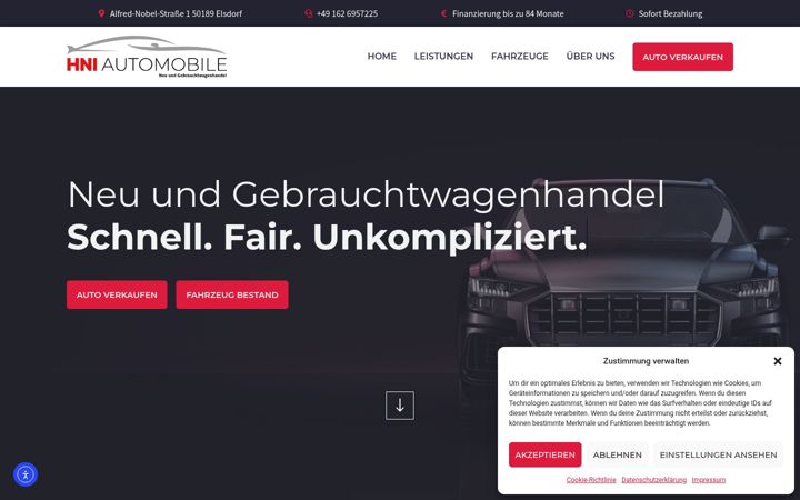 Screenshot of hni-automobile.eu