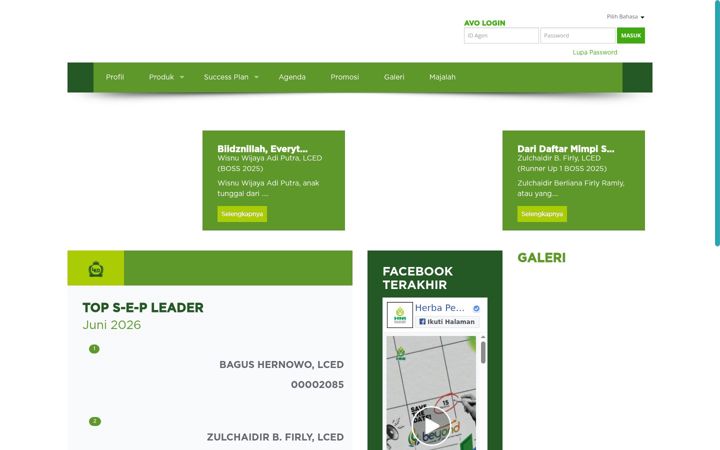 Screenshot of hni.net