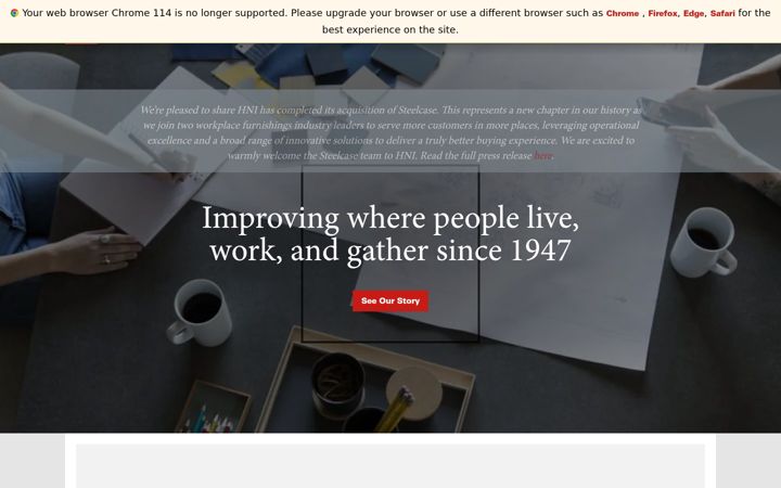 Screenshot of hnicorp.com