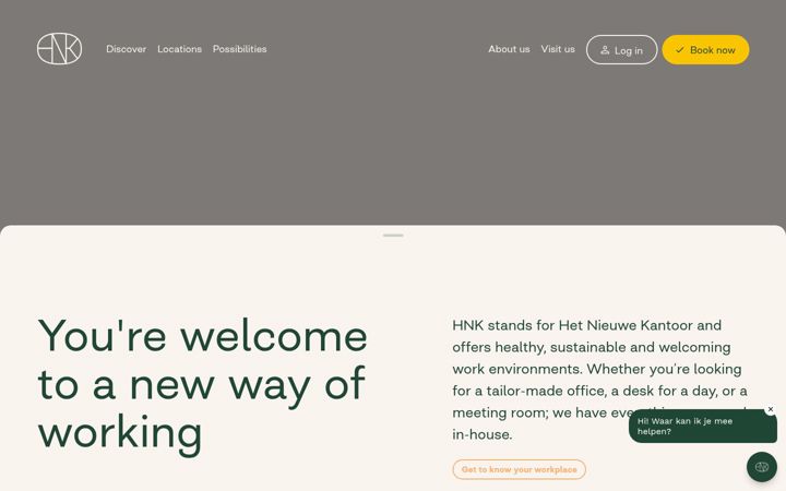 Screenshot of hnk.nl