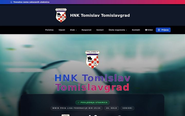 Screenshot of hnktomislav.com