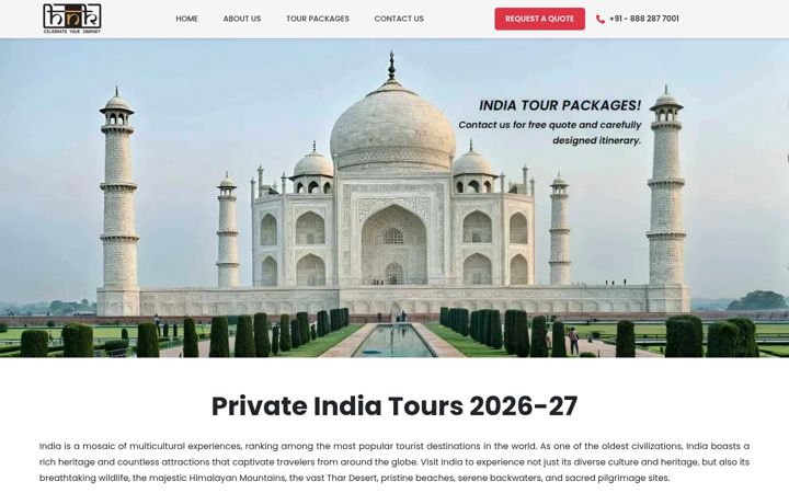 Screenshot of hnktravelsolutions.com