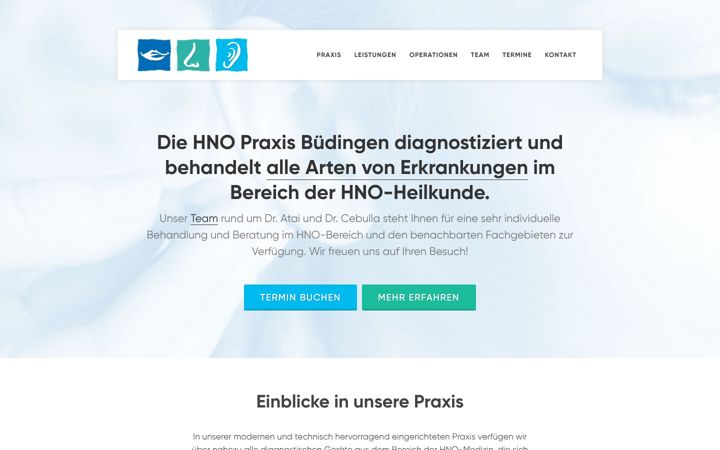 Screenshot of hno-buedingen.de