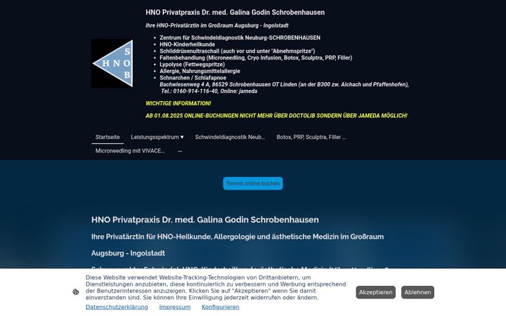 Screenshot of hno-godin-sob.de