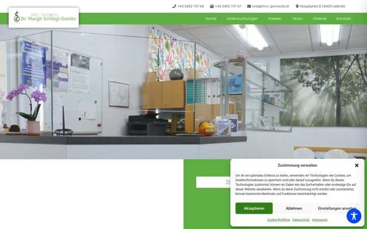 Screenshot of hno-gombotz.at