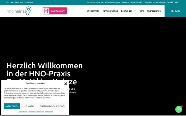 Screenshot of hno-heinze.de
