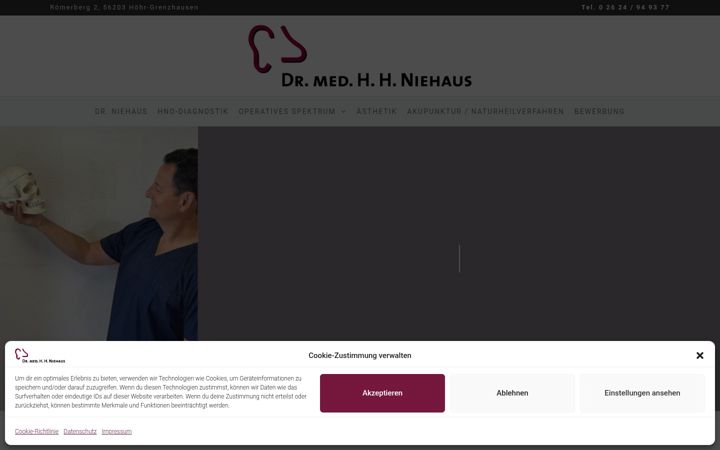 Screenshot of hno-nasenkorrektur-plastische-chirurgie.de