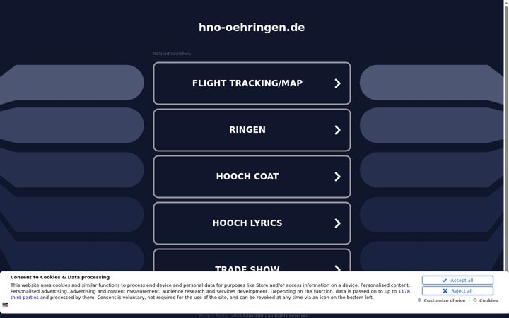 Screenshot of hno-oehringen.de