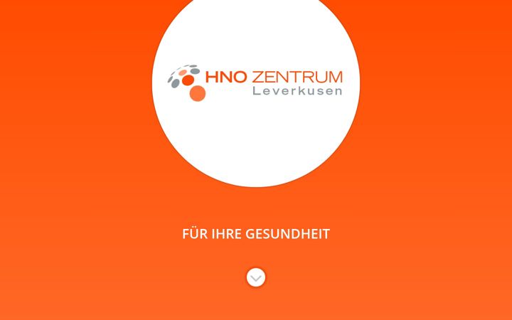 Screenshot of hno-zentrum-leverkusen.de