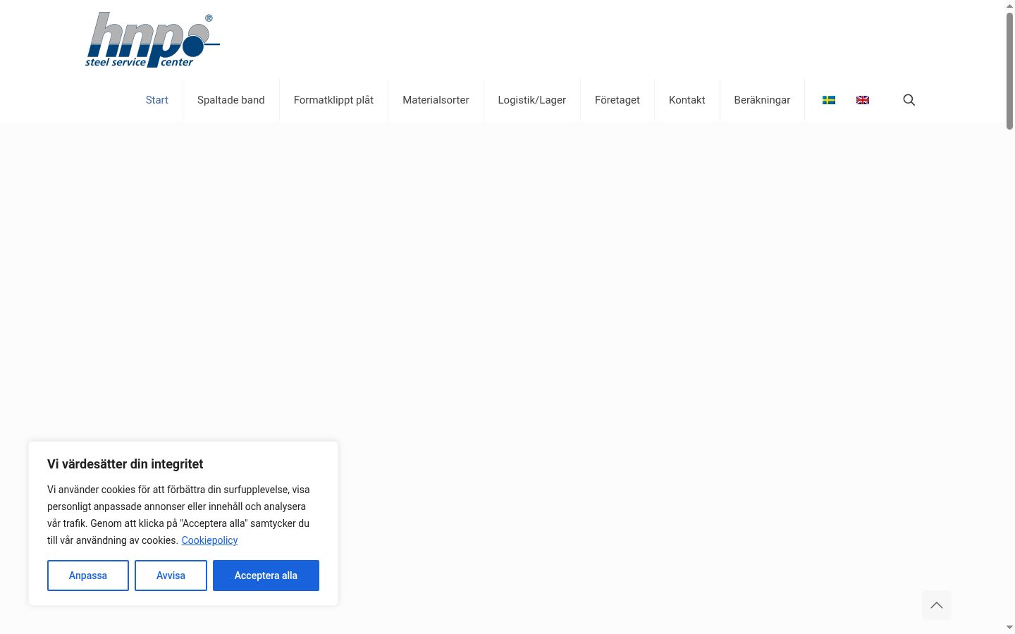 Screenshot tal-banner tal-kunsens muri qabel kwalunkwe interazzjoni