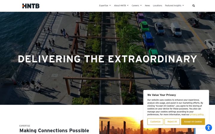 Screenshot of hntb.com