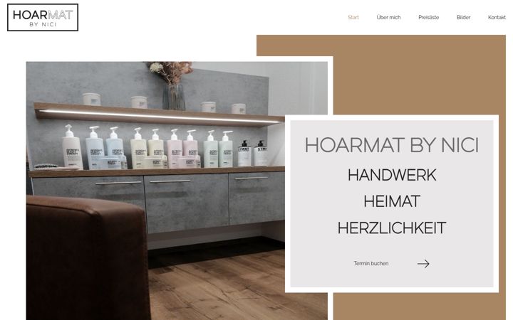 Screenshot of hoarmat.at