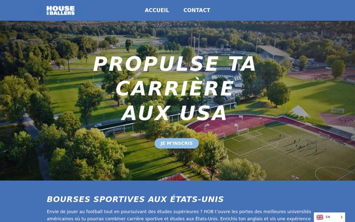 Screenshot of hob-sports.com